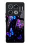 Infinix Gt 20 Pro Glossy Phone Case with Neon Butterfly Dream Design