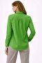 Women's Long Sleeve Woven Cotton Fabric Slim Fit Shirt Buttoned Classic Collar Casual and Office - 7