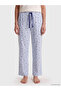 Nevavm Heart Printed Women's Pajama Bottoms with Difference - 2