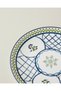 Talavera Garden Porcelain Pasta Plate 21 cm White - Navy Blue - 3