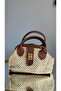 Women's Straw Scholarship Hand and Shoulder Bag Isabel