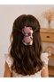 Girl's Knitted Snapback Hat Buckle (Purple Shades) - 2
