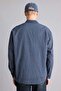Boxy Fit Printed Cotton Long Sleeve Striped Blue Navy Blue Shirt I1142Ax26Sm - 5