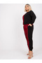 Compleu Dama Maneca lunga, Decolteu rotund, ex moda, Bordo - 7
