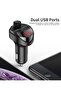 B16 2.4A Dual USB Charger Car Bluetooth Transmitter(Black) - 3
