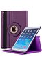 Smart 360 Degree Rotating Stand Case Cover for Apple iPad 10.2 Inch (9th Gen 2021, 8th Gen 2020, 7th Gen 2019) - Purple