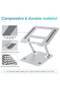 Laptop Stands, Multi-Angle Adjustable Laptop Holder Stand for Desk, Aluminum Ergonomic - 5