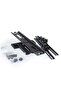 Lcd, Led Tv Wall Bracket For 36 Inch To 55 180 Degree Rotation And 15 + Tilt View, Swivel Articulating, Full Motion Mount - 5