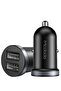 CC-6601 Octopus Car Charger - Dual USB Fast Car Charger (2.4A) - Black