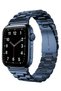 Stainless Steel Strap for Apple Watch Ultra/Series 1-10 (49mm-42mm) - Blue Metal Band
