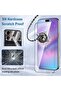 [5-in-1] iPhone 17 Pro Max Magnetic Case | Anti-Yellowing Clear Slim Cover | MagSafe Compatible | Full Protection Kit - 4
