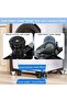 Mini Fridge & Washing Machine Adjustable Stand – 4 Locking Twin Wheels & 4 Strong Feet - 3
