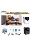 Q1 HD Smart Laser Projector with 5G Wi-Fi, Android OS, HDMI & USB Inputs – Remote Control - 4