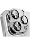 Camera Lens Protector for iPhone 15 Pro/Pro Max, 9H Tempered Glass, White Titanium