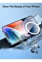iPhone 14 Plus Case with Magsafe Magnetic Wireless Charging Compatible Transparent Cover Clear - 6