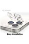 Tempered Glass+ Camera Lens Protector Compatible with iPhone 15 Pro and 15 Pro Max - 5