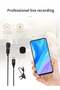 MCR2 Professional Type C Interface lapel mic 3.5mm micro type Mic Mobile Phone PC voice lavalier microphone - 6