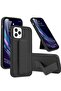 Case for iPhone 14 Pro Max, Back Stand Case with Magnet Holder Hand Grip Magnetic Car Mount