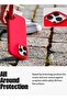 Liquid Silicone Case Compatible with iPhone 14 Pro Max (6.7 inch), Silky-Soft Touch Full Body Protection Shockproof Cover Case with Soft Microfiber Lining - Red - 4