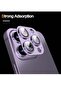 Designed for iPhone 14 Pro Max / 14 Pro Camera Lens Protector, 3D Alloy Metal & Tempered Glass - 5