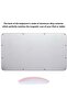 Rechargeable Bluetooth Keyboard and Mouse Combo Ultra-Slim Portable Compact Wireless Set (Pink) - 7