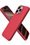 Soft Red Silicone Case for iPhone 16 Pro Max - Anti-Scratch & Shockproof Protection