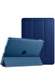 iPad 10.2 Case - Slim Translucent Hard PC Protective Smart Cover with Stand - Navy Blue