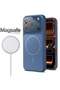 iPhone 17 Pro Max Case 6.9-inch Slim Matte Glass Shockproof Cover Anti-Fingerprint Anti-Scratch Camera Lens Protector Magnetic MagSafe Compatible - 3