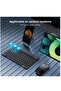 Arabic and English Bluetooth Keyboard and Mouse Combo, Ultra-Slim Portable Compact Wireless Mouse Keyboard Set - 5