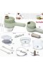 4 in 1 Handheld Electric Vegetable Cutter Set Kitchen Tool Garlic Chilli Pepper Onion Celery Ginger Meat With Brush - 4