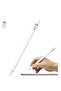 Active Stylus Pen White/Black 1.45mm fine Tip for iPad Apple iPhone Samsung Tablets