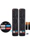 【2 Pack】 New Universal Remote Control for All Hisense TV Remotes - Replacement EN2A27 with Netflix, Prime Video, YouTube, Google Play - Includes Battery