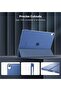 Navy Blue Smart Stand Cover for iPad Air 13" M2 (2024) with Touch ID Functionality & Auto Wake/Sleep Feature - 3
