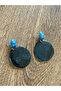 Retro Style Blue Resin Earrings - 5