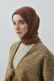 شال من سلسلة ميستو القطنية بلون الشوكولاتة البني - 2