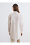 Striped Oversize Poplin Women's Shirt Tunic - 4