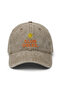 ''Club Soleil'' Embroidered Washed Hat /''Sun Club'' Embroidered Washed Baseball Cap