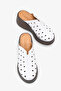 Bereya Women's Genuine Leather Padded Slippers - White - 3