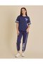 Senior Girls Navy Stitch T-shirt - 5
