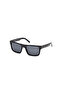 Shiny Black Polarized Acetate Male Sunglasses