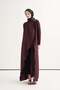 Tencel Cross-Front Long Tunic Plum - 3