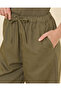 Women Green WideLeg Pull On Pants - 4