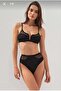 Thin Strap Tulle Detailed Bikini Set - 2