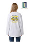 Wide Sleeve Oversize Long Sleeve White Tshirt 100% Cotton Printed Summer T-Shirt