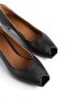 Jerry Genuine Leather Open Toe Heeled Shoes - 6