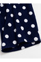 Girl's Polka Dot Wrinkled Fabric Wide-Leg Pants - 5