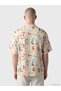 Xsiderelax fit patterned men's shirt - 4