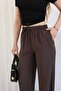 Yüksel Bel Palazzo Leg Oversize Tencel Fabric Trousers - 4