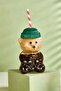 Premium Barista Glass Cold Drink Mug with Teddy Bear Print 550 ml - 2