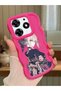 Tecno Spark 10 Pro Compatible Case Camera Protector Red Silicone Couple Phone Case Girl Pattern